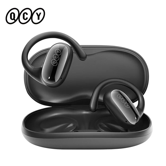 QCY Crossky GTR2 Open-Ear Wireless Earphone Bluetooth 5.4 EarHooks Bass Boost Headphones Multipoint Connection IPX5 Sport Earbud