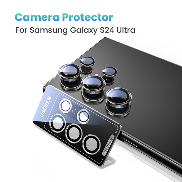 UGREEN Camera Lens Protector for Samsung Galaxy S24 Ultra Full Lens Glass for Samsung S24 Ultra Protective Film