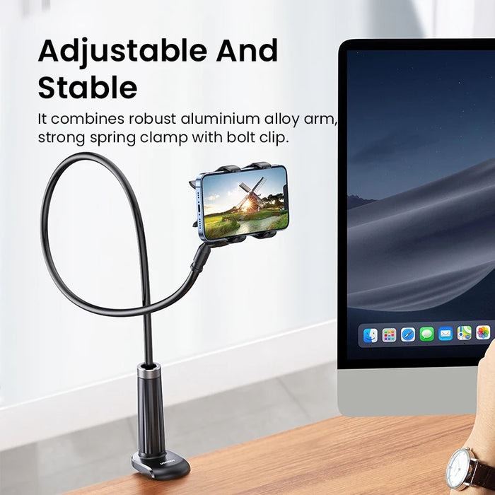 UGREEN Phone Holder Stand Arm Lazy Telephone Stand For iPhone 16 15 Pro Xiaomi Samsung Tablet Stand Aluminum Mobile Phone Stand