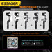 Essager Wireless Foldable Gimbal Selfie Stick Handheld Bluetooth Led Mobile Phone Stabilizer For Huawei Xiaomi iPhone Smartphone
