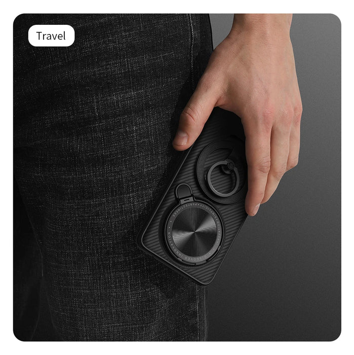 For Huawei Mate 60 Pro Magsafe Case NILLKIN CamShield Prop Flip-style Lens Camera Cover For Huawei Mate 60 / Mate 60 Pro Plus