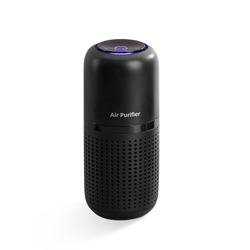 Portable Air Purifier HEPA Filter &amp; Battery Powered, Car Air Purifier for Smokers, Remove Allergies Dust Smoke Pollen Black