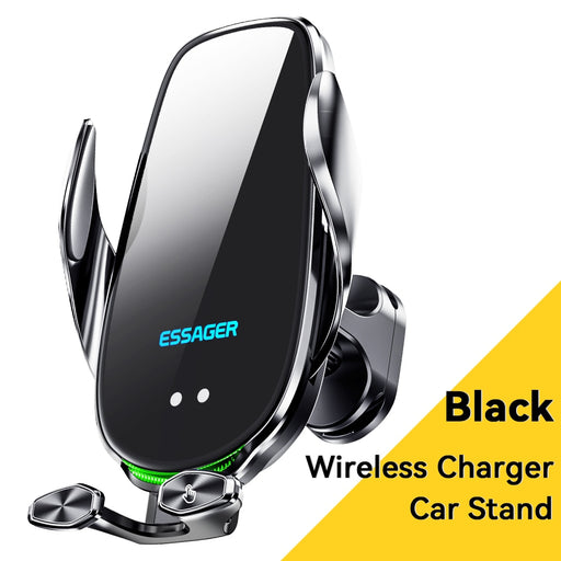 Essager 15W Car Wireless Charger Air Vent Mount For iPhone 14 13 12 Smart Wireless Charger Stand For Xiaomi Huawei Fast Charging Default Title