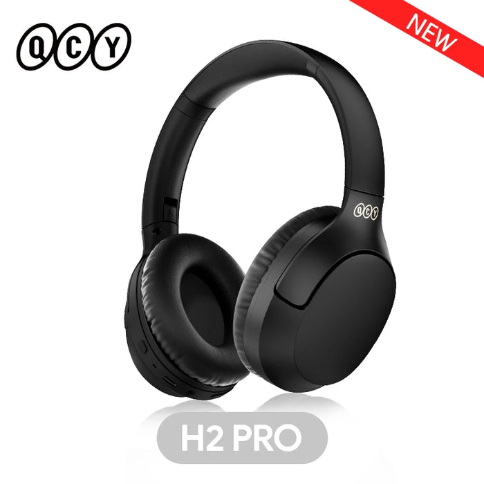 QCY H2 H2pro Wireless Headphones Bluetooth 5.3 Earphones BASS HIFI Stereo Headset 78ms Low Latency for Music Gaming 60H Playtime