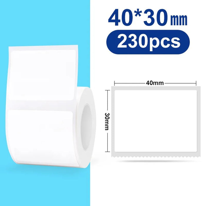 NIIMBOT Thermal Label Paper for B1/B21/B3S Printer 9 Rolls Set Scratch-resistant Sticker Waterproof Oil-Proof Label Tape