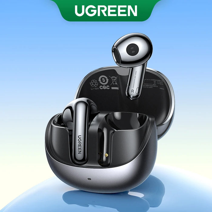 UGREEN H6 Pro Semi-open TWS Adaptive Active Noise Canceling Earbuds LDAC Hi-Res Audio Wireless Bluetooth Earphones