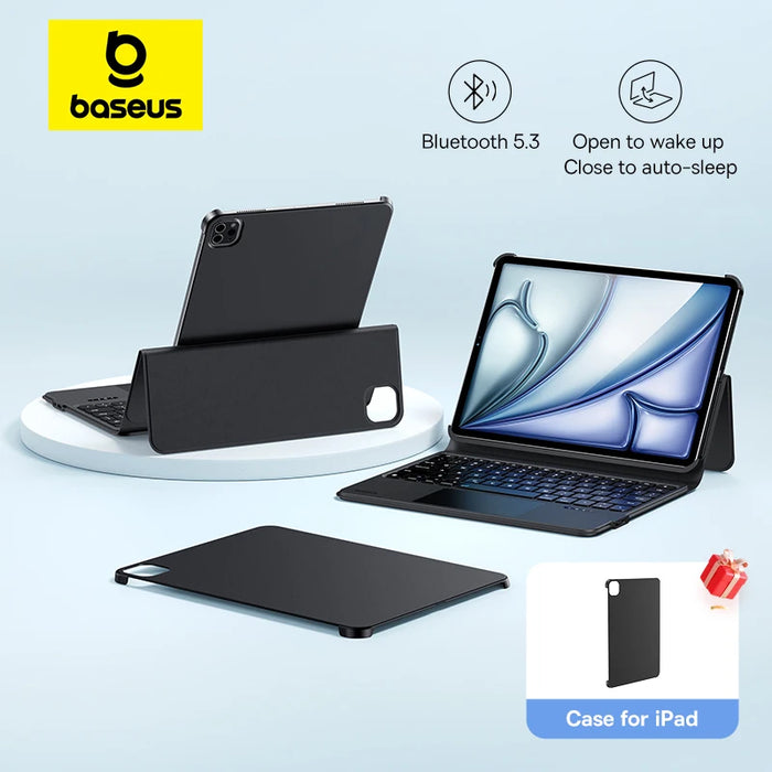 Baseus Wireless Bluetooth Magic Keyboard Case for iPad Pro 11 12.9 Inch for iPad Air 4 5 6 10.9 Inch Magnetic Keyboard iPad Case