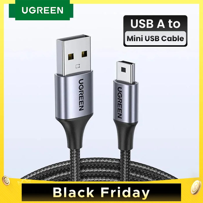 Ugreen Choice Mini USB Cable Mini USB to USB Fast Data Charger Cable for MP3 MP4 Player Car DVR GPS Digital Camera HDD Mini USB 