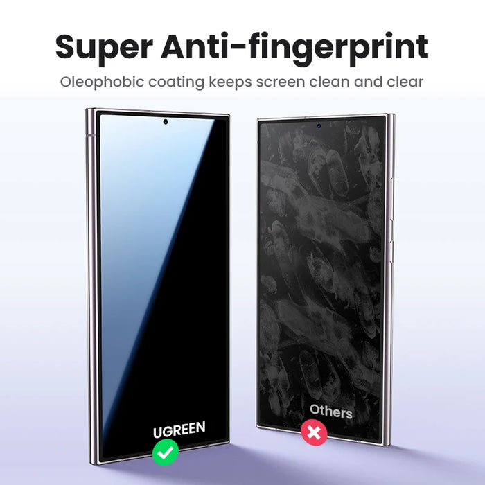 UGREEN Screen Protector for Samsung Galaxy S24 Ultra Glass Film for Samsung S24 Plus + Ultra S24Ultra Protective Films HD 1/2PCS