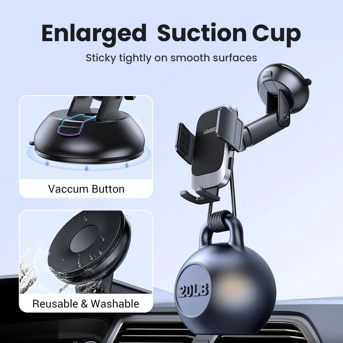 【New-in Sale】UGREEN Car Phone Holder Air Vent & Gravity Dashboard 3 in 1 Car Phone Stand For iPhone 15 14 13 Pro Xiaomi Samsung