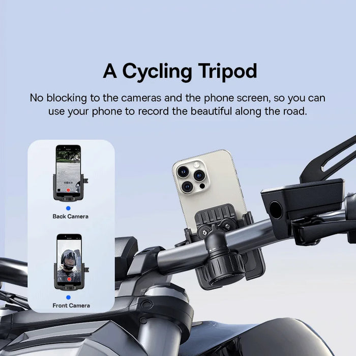 Baseus Bike Phone Holder Case Cycling Bike Mount for iPhone Xiaomi Mobile Phone Stand Bag Handlebar Bicycle 360 Degree Rotatable