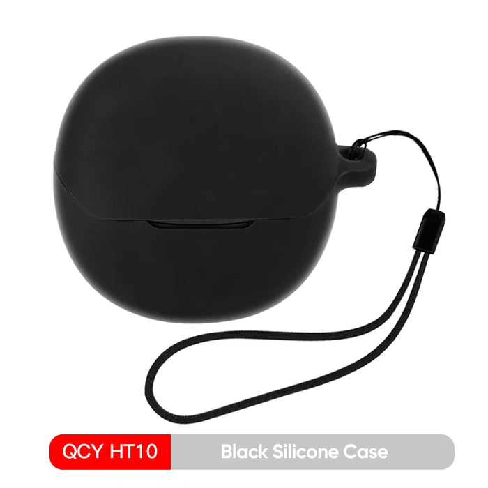 QCY HT05 Soft Sillicone Case HT10 MeloBuds Pro Wireless Earphones Storage Bag Headphones Protective Case Earbuds Cleaning Kits