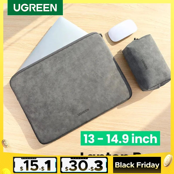 UGREEN Laptop Bag For Macbook Pro Air 13.9 14.9 Inch Sleeve Case For HP Lenovo iPad Waterproof Notebook Cover Carry Bag