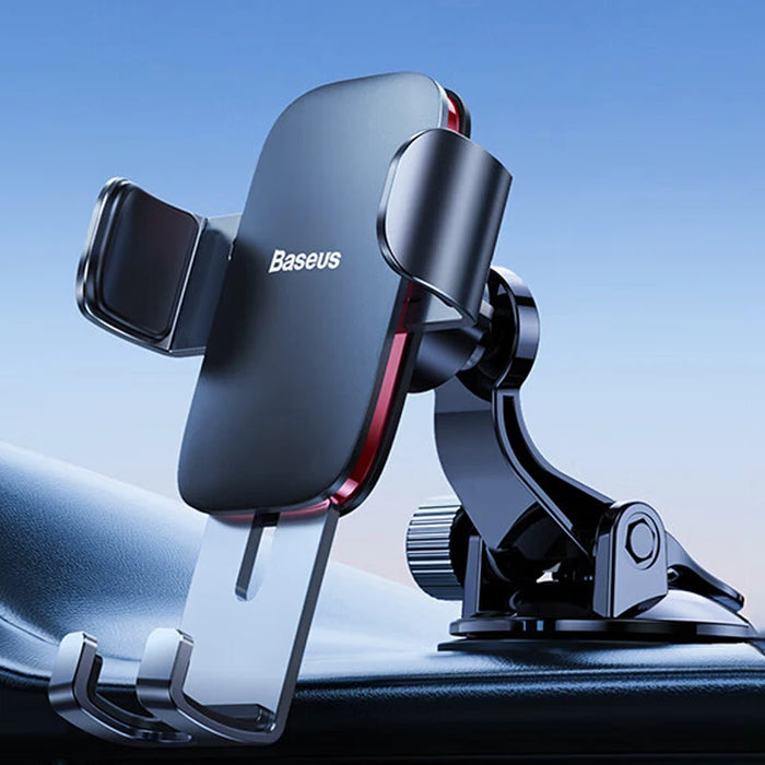 Baseus Metal Car Phone Holder Sucker for Car Air Vent Mount Phone Stand for iPhone Samsung Metal Gravity Mobile Phone Holder