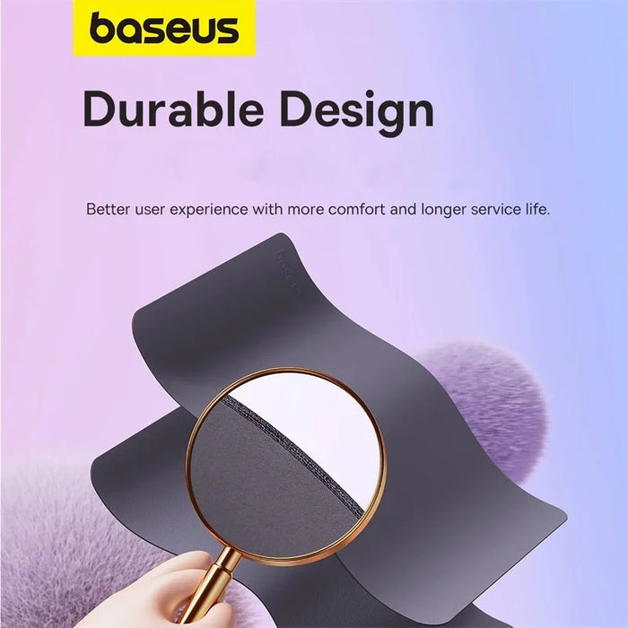 Baseus Mouse Pad PU Leather Gamer Cabinet  26*21cm Waterproof Mousepad Non-Slip Desk Mat for Pc Gamer Desk Accessories Mice Pad