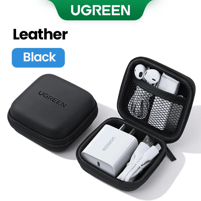 UGREEN Earphone Case Hard Headphone Bag For Airpods Earpods Sennheiser Ear Pads Wireless Bluetooth Earphone Accessories