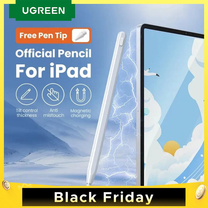 UGREEN Stylus Pen for iPad Pencil Magnetic Wireless Charging for Apple iPad Pro 12 9 Air 5 Bluetooth Tilt Pen 2 Generation