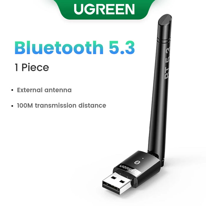 UGREEN USB Bluetooth 5.3 5.4 Adapter 120M Dongle for PC Wireless Mouse Keyboard Music Audio Receiver Transmitter Bluetooth