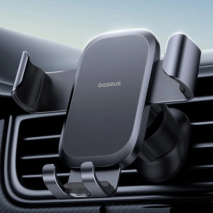 Baseus Metal Car Phone Holder Sucker for Car Air Vent Mount Phone Stand for iPhone Samsung Metal Gravity Mobile Phone Holder