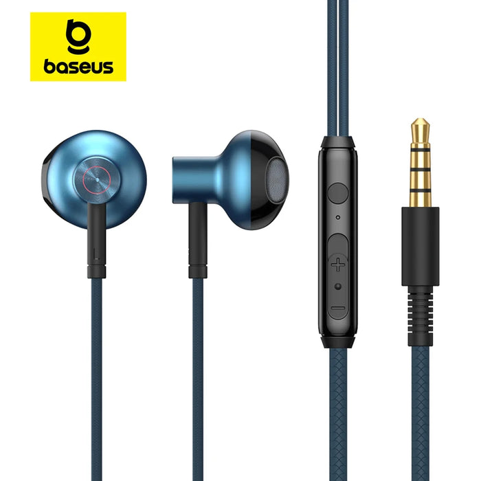 Baseus Bass Sound Earphone In-Ear Sport Earphones with mic for xiaomi iPhone 6 Samsung Headset fone de ouvido auriculares MP3