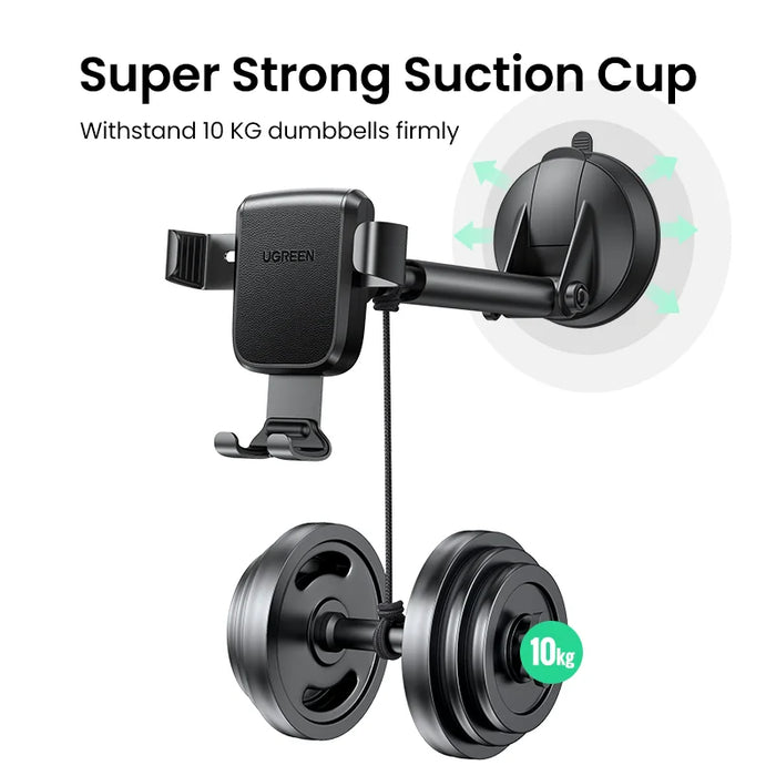 UGREEN Car Phone Holder Stand Gravity Car Suction Cup Phone Stand for Mobile Phone for iPhone 16 15 14 Pro Max Xiaomi Samsung