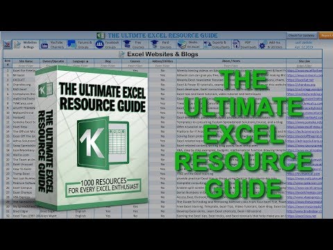 THE ULTIMATE EXCEL RESOURCE GUIDE