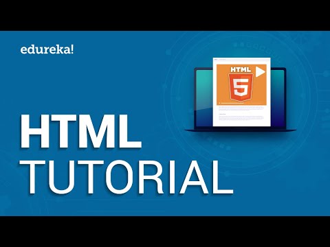 HTML Tutorial For Beginners | Edureka