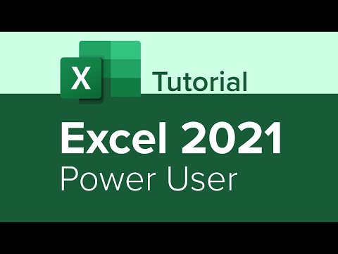 Excel 2021 Power User Full Course
