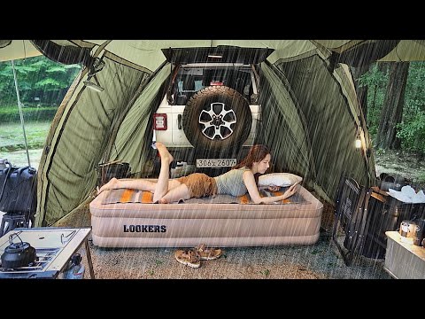 Rain camping