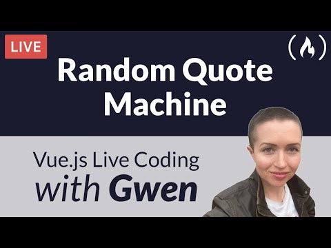 Vue.js Live Coding with Gwen