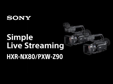 Professional Camcorders | PXW-Z90 & HXR-NX80