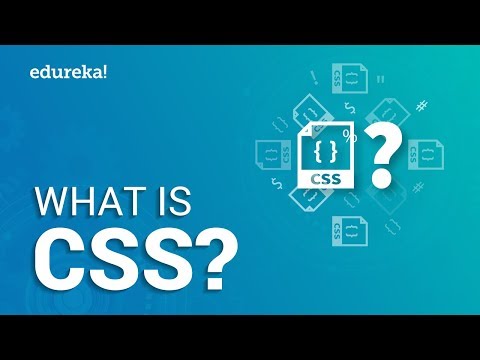 CSS Tutorial For Beginners | Edureka