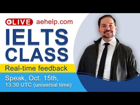 Live IELTS on Website AEHelpCOM