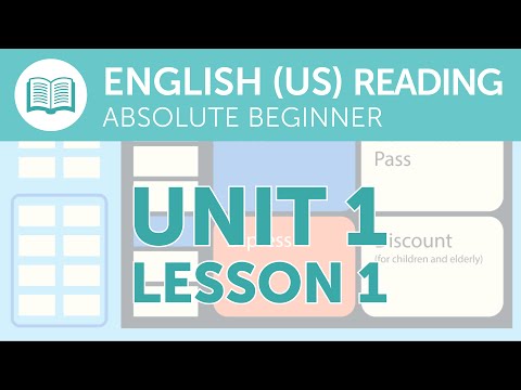 American English Reading Practice for Absolute Beginners