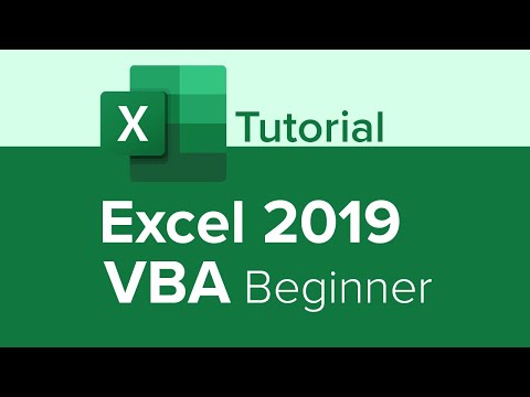 Excel 2019 VBA Full Course