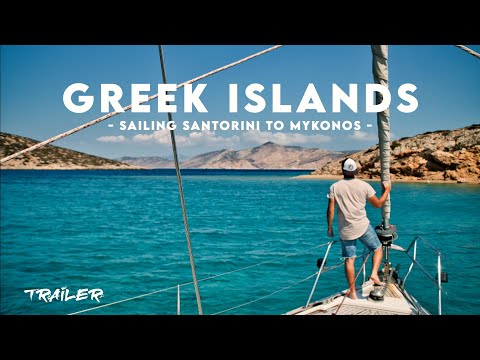 The Greek Islands 🇬🇷 Sailing Santorini to Mykonos Greece