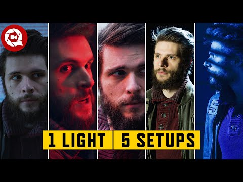 Lighting Setups using 1 Light (Cinematography Tutorials)