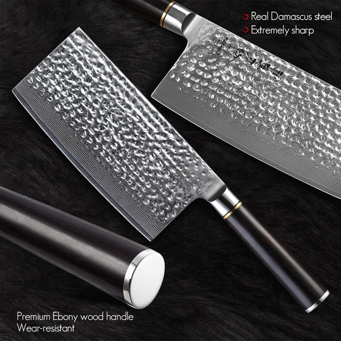 7&#39; inch Damascus Steel Kitchen Slicing Knives High Quality Japanese Knife Stainless Steel Meat Vegetable Utility Cooking Knife -  darahub.com