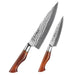 HEZHEN 1-2PC Kitchen Knife Set Slicing 73-Layer Powder Damascus Steel Chef Santoku Nakiri Utility Knives Cooking Tools 2PC knife set China