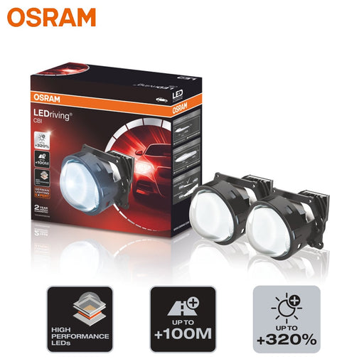 OSRAM LED LEDriving HL CBI Retrofit Projectors Headlight Auto LED Light 6000K Cool White Light +320% Bright LEDPES105-BK Default Title