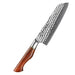 HEZHEN 1-5PC Kitchen Knife Set Slicing 73-Layer Powder Damascus Steel Rosewood Handle Chef Santoku Nakiri Utility knives santoku knife China