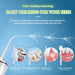 saengQ Portable Oral Irrigator Rechargeable Water Flosser Dental Water Jet Water Tank tooth Cleaner intelligent punch USB 220ML