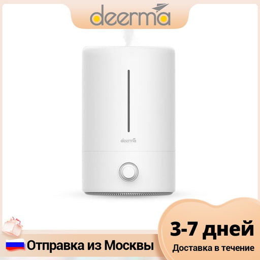 Deerma Air Humidifier F628S F628W Ultrasonic Small Desktop Humidifier 5L Air Purifier with Humidifier For Home Gift for Mom