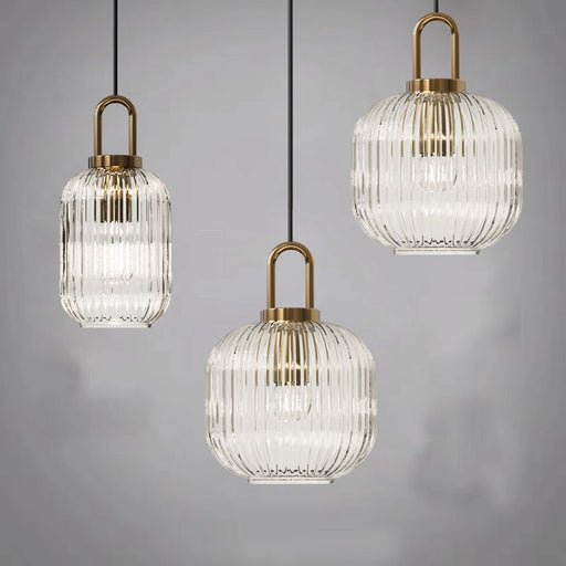 Nordic Minimalism Design Pendant Lights Dining Room Clear Glass Chandelier Kitchen Fixture Restaurant Decor Suspension Lamp