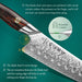 HEZHEN 3PC Knife Set Chef Knife &amp; Utility Knife 73 Layers Damascus Steel Kitchen Knives Cooking Tools Powder Steel Core Cutlery