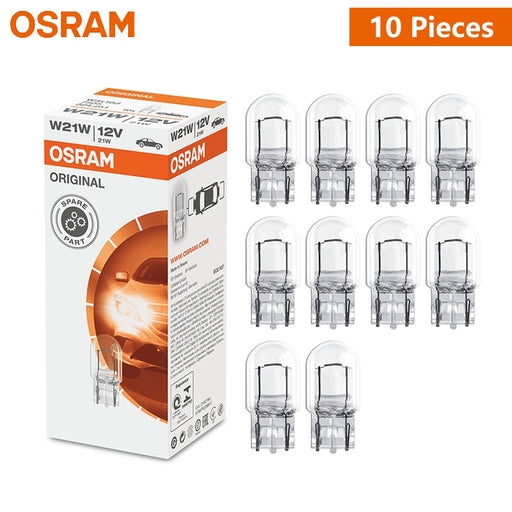 OSRAM Original W21W T20 7440 Car Standard Turn Signal Light Parking Stop Lamps OEM Auto Reverse Bulbs Wholesale 7505 10pcs Default Title