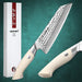HEZHEN 7 Inch Santoku Knife Damascus Steel Kitchen Knife Cooking Cutlery 2022 New Design Kitchen Tools Default Title