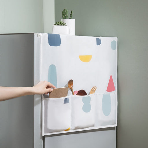 Waterproof Washing Machine Coat Dustproof Cabinet Refrigerator Cover European Pattern Sun Dust Protection Household Accessories