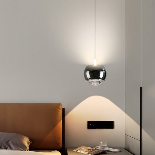 Nordic LED Bedroom Chandelier Modern Gold Black Pendant Lights Telescopic Wire Dining Room Restaurant Bar Decor Hanging Lamp