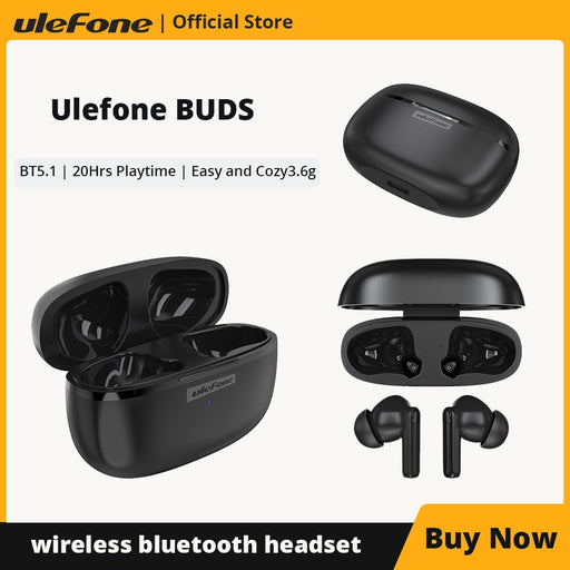 Ulefone Buds Wireless Bluetooth Headset Sports Music Earphones Business Headset Earbuds Suitable For All Smart Phones
